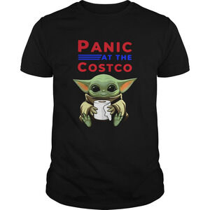 Baby Yoda Panic At The Costco Shirt